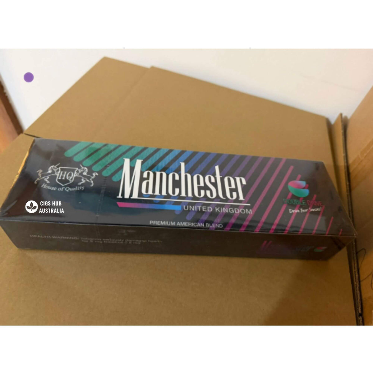 Manchester Double Drive Dubai Version cigarettes Australia – 10 packs of 20 - Australia Cigs Hub