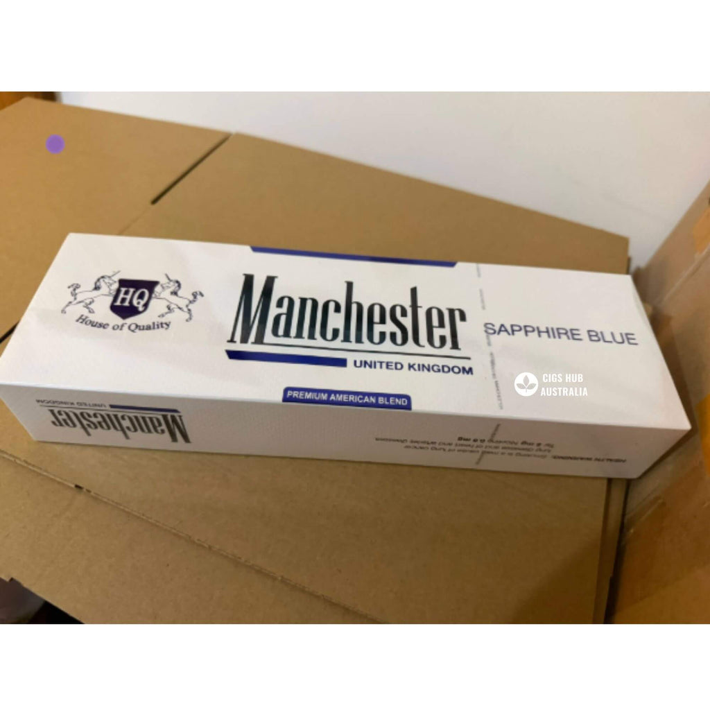 Manchester Sapphire Blue Dubai Edition cigarettes Australia – 10 packs of 20